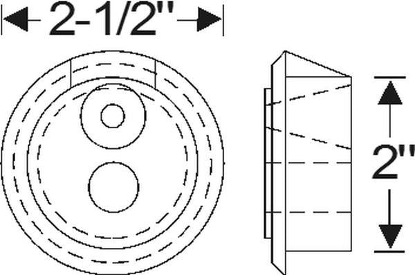 Heater control valve seal