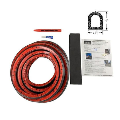 Ramp Gate Kit - Ribbed Hollow Bulb Weatherstrip