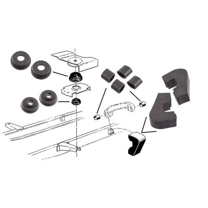 Cab To Frame Mounting Pad Set