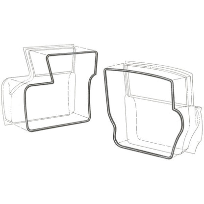 Front and Rear Door Weatherstrip Set