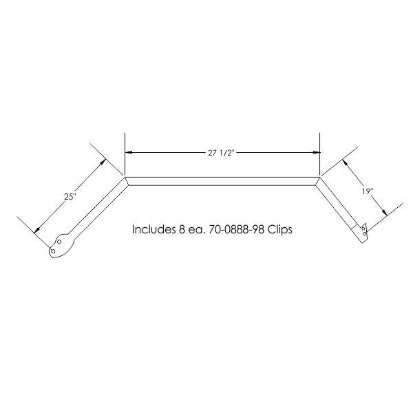 Hardtop Roof Rail Weatherstrips