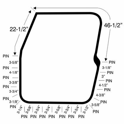Front Door Weatherstrips - Full Size Doors