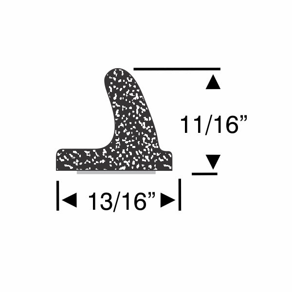 11/16" Peel-N-Stick Weatherstrip - 10ft