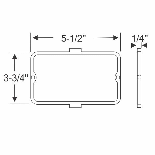 Parking and Fog Light Lens Gaskets