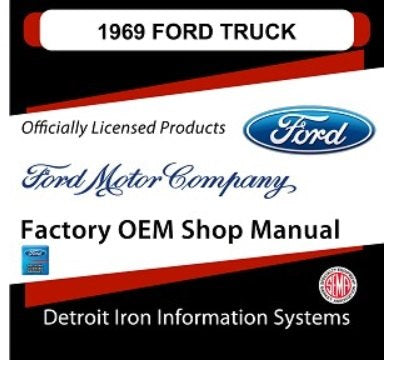 1969 Ford Truck And Van Factory Shop Manual, CD
