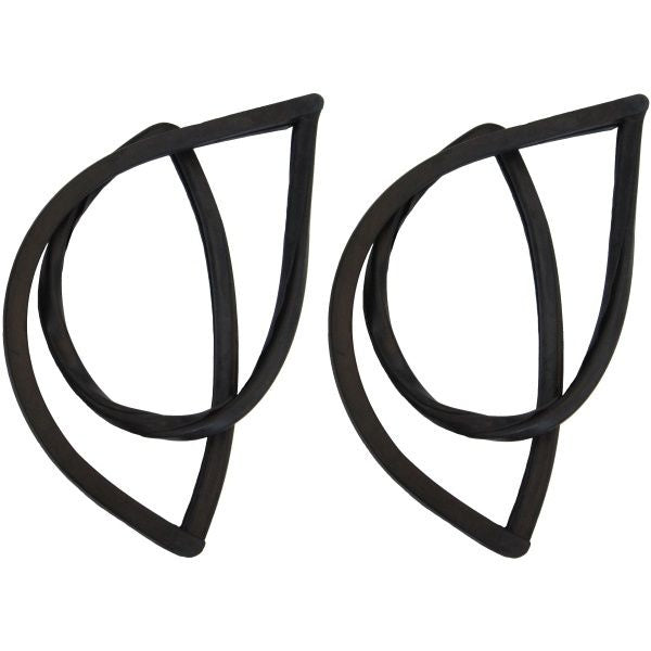 Stationary quarter window seal