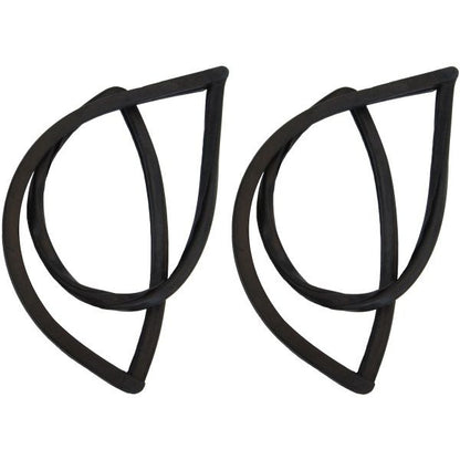 Stationary quarter window seal