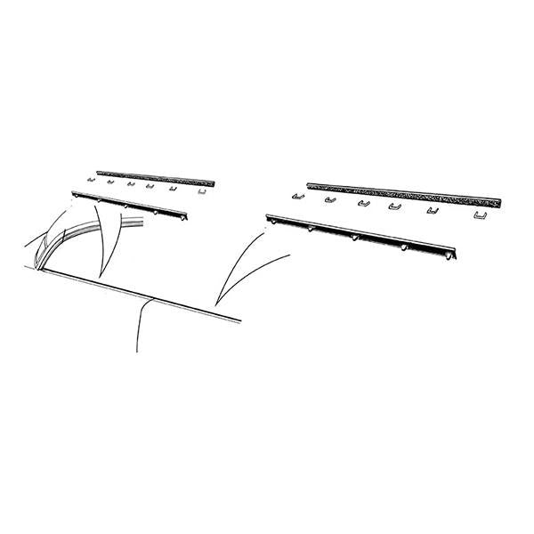Window Felt Beltline Weatherstrips