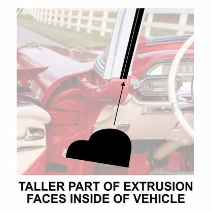 Front Door Hinge Pillar Weatherstrips