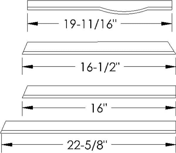 Convertible Roof Rail Weatherstrip