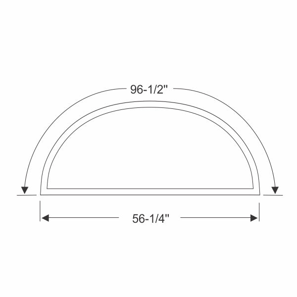 Rear Window Gasket - Fastback