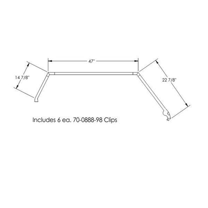 Hardtop Roof Rail Weatherstrips