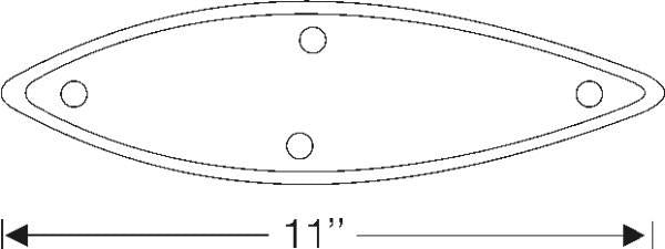 Headlight Mounting Pad