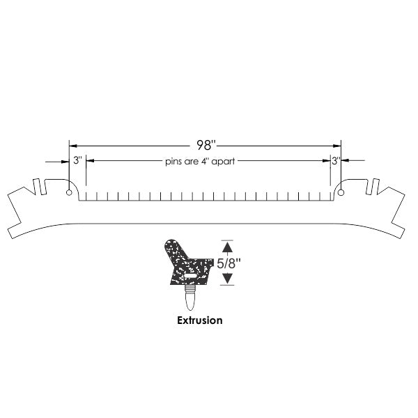 Tailgate Lower Weatherstrip