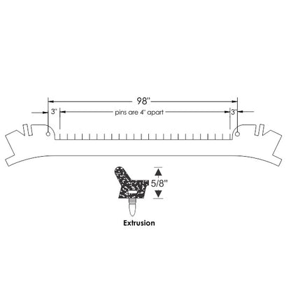 Tailgate Lower Weatherstrip