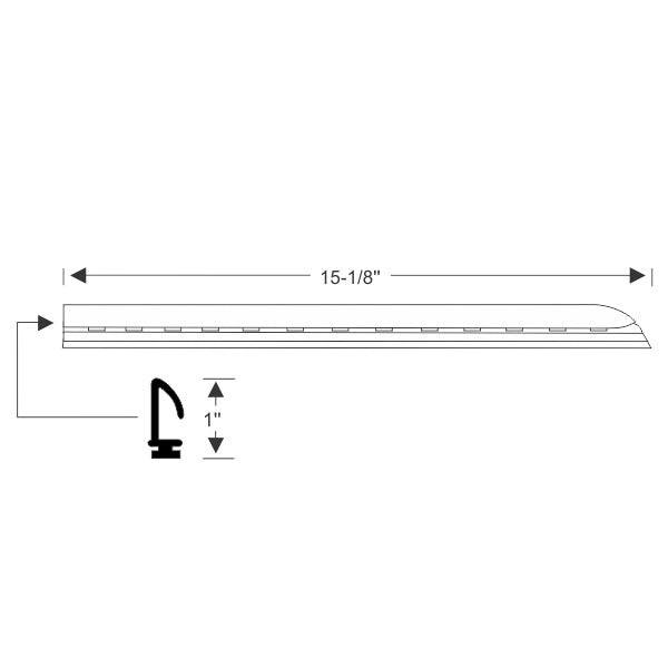 Quarter Window Vertical Leading Edge