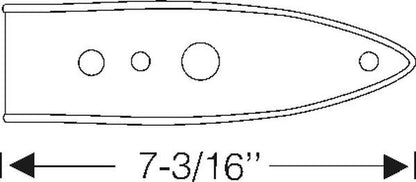 License plate mounting pad