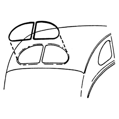 Rear Window Gasket Set