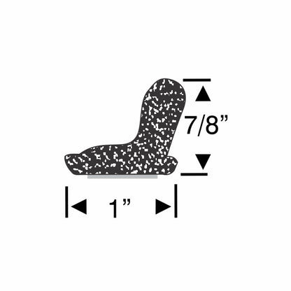 7/8" Peel-N-Stick Weatherstrip - 10ft