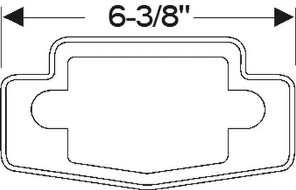 Taillight Mounting Pad