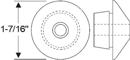 Cowl Drain Gutter Hose Grommet