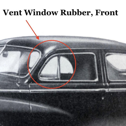Front Vent Window Rubber Seal Classic Mopar Cars 