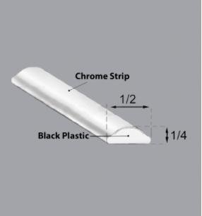 Chrome Lockstrip | 1963-1966 Valiant Barracuda Dart