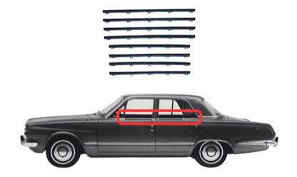 Beltline Window "Sweeper" Set | 1963-1966 Plymouth Valiant