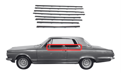 Beltline Window "Sweeper" Set | 1963-1966 Plymouth Valiant Hardtops