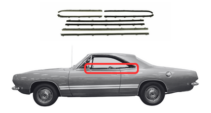 Beltline Window "Sweeper" Set | 1967-1969 Plymouth Barracuda