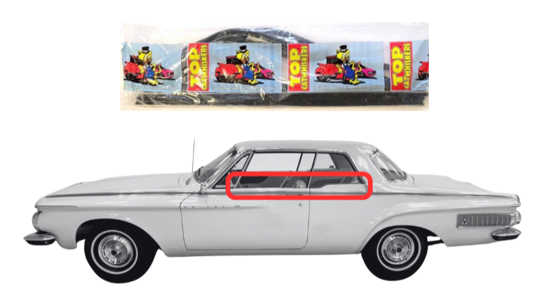 Beltline Window "Sweeper" Set | 1962 Plymouth Dodge