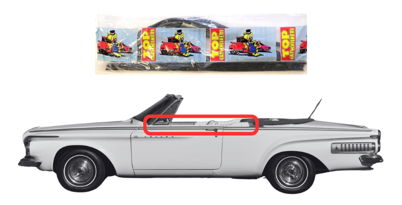 Beltline Window "Sweeper" Set | 1962 Mopar Cars B Body