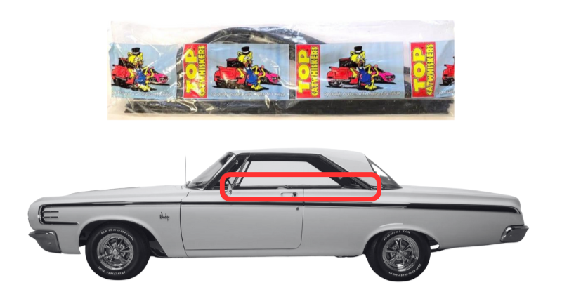 Beltline Window "Sweeper" Set | 1963 Plymouth and Dodge