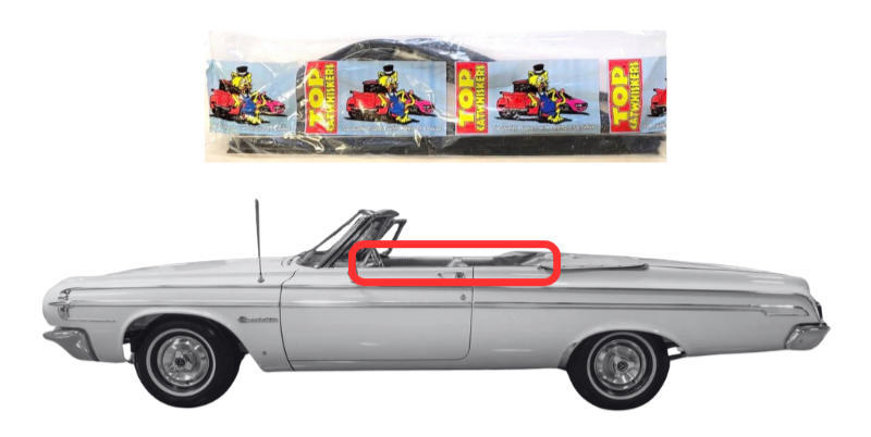 Beltline Window "Sweeper" Set | Classic Mopar Cars Convertibles