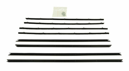 Beltline Window "Sweeper" Set - For 1964-1965 Plymouth and Dodge "B Body" 2-Door Hardtops (Flat Bead)