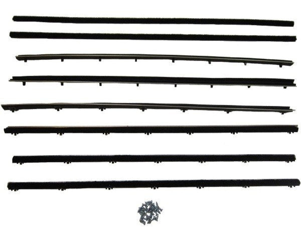 Beltline Window "Sweeper" Set - For 1966-1967 Plymouth and Dodge "B Body" 2-Door Hardtops