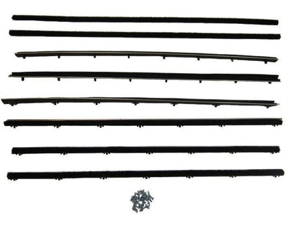 Beltline Window "Sweeper" Set - For 1966-1967 Plymouth and Dodge "B Body" 2-Door Hardtops