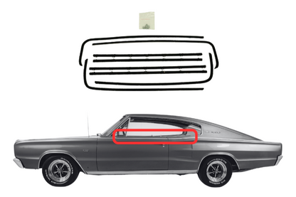 Beltline Window Sweeper Set | 1967 Dodge Charger