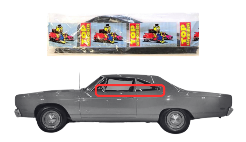 Beltline Window "Sweeper" Set | 1968-1970 Mopar Cars B-Body 