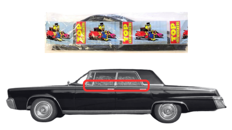 Beltline Window "Sweeper" Set | 1964-1966 Chrysler Imperial