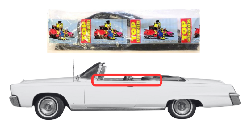 Beltline Window "Sweeper" Set | 1964-1966 Chrysler Imperial