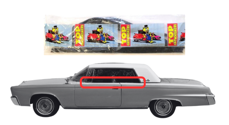 Beltline Window "Sweeper" Set | 1964-1966 Chrysler Imperial