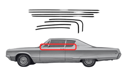 Beltline Window "Sweeper" Set | 1967-1968 Chrysler Imperial New Yorker