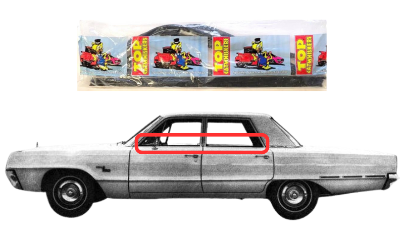 Beltline Window "Sweeper" Set | 1965-1968 Chrysler Dodge Plymouth