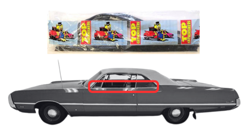 Beltstrip Sweeper Set | 1969-1970 Chrysler Newport