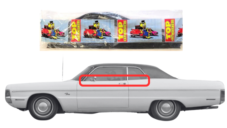 Beltline Window Sweeper Set | 1969-1970 Plymouth Fury