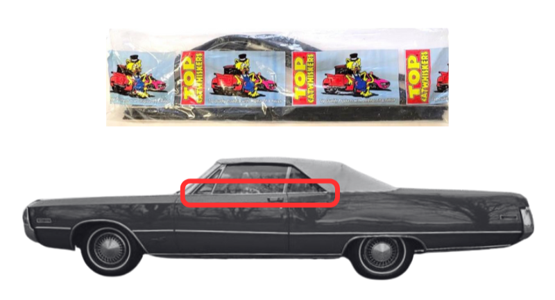 Beltline Window Sweeper Set | 1969-1970 Chrysler Newport