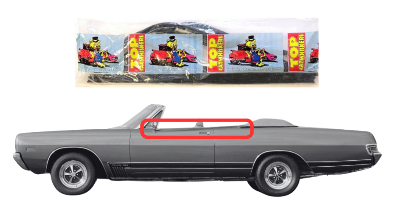 Beltline Window Sweeper Set | 1969-1970 Dodge Polara