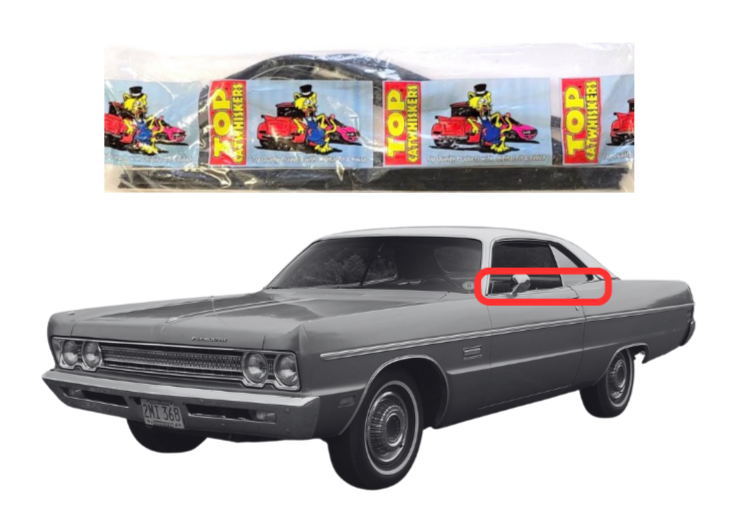 Beltline Window Sweeper Set | 1969 Plymouth Fury