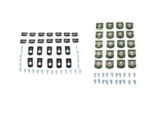 Windshield Rear Window Trim Clip Set | 1966-1967 Mopar Cars
